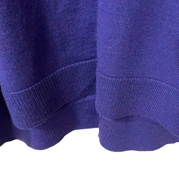 Eileen Fisher Blue Merino Wool Sweater Dress Size Small Long Sleeves Lagenlook - Picture 6 of 9